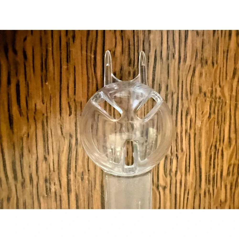 Vintage Tupperware Olive Pickle Fork 1450 Clear Mid Century Barware 1960's- 1970